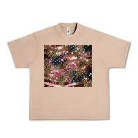 Burro American flag leopard pinktumbler Urban Heavy Tee - HowdyJamesFarm