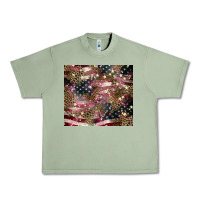 Oil Green American flag leopard pinktumbler Urban Heavy Tee - HowdyJamesFarm
