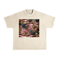 Sandshell American flag leopard pinktumbler Urban Heavy Tee - HowdyJamesFarm