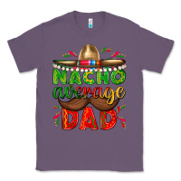 Lavender Nacho Average Dad with Mustache Classic Tee - texasbilliewilder