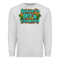 Dove Grey raised 90's country cactus sunflower's Premium Sweatshirt - Artiststas