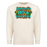 Sandshell raised 90's country cactus sunflower's Premium Sweatshirt - Artiststas