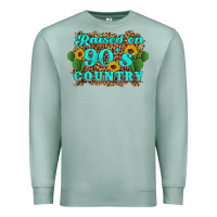 Seafoam raised 90's country cactus sunflower's Premium Sweatshirt - Artiststas