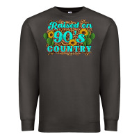 Smoke raised 90's country cactus sunflower's Premium Sweatshirt - Artiststas