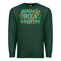 Sports Green raised 90's country cactus sunflower's Premium Sweatshirt - Artiststas