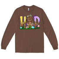 Chestnut Hop Rabbit Easter Day Long Sleeve Tee - HowdyJamesFarm