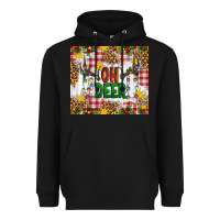 Black Oh Deer Heavyweight Hoodie - Artiststas