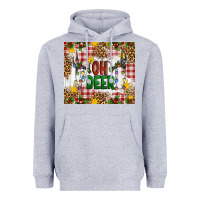 Heather Grey Oh Deer Heavyweight Hoodie - Artiststas