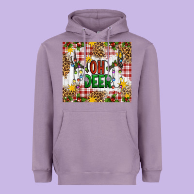 Oh Deer Heavyweight Hoodie Designed By Artiststas