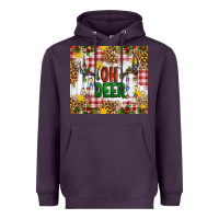 Plum Oh Deer Heavyweight Hoodie - Artiststas