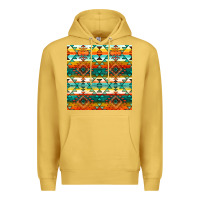 Antique Gold native american aztec seamless pattern 1 Premium Hoodie - BundleAndBundleShop
