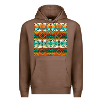 Chestnut native american aztec seamless pattern 1 Premium Hoodie - BundleAndBundleShop
