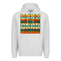 Dove Grey native american aztec seamless pattern 1 Premium Hoodie - BundleAndBundleShop