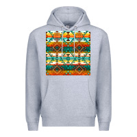 Heather Grey native american aztec seamless pattern 1 Premium Hoodie - BundleAndBundleShop