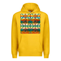 Lemon native american aztec seamless pattern 1 Premium Hoodie - BundleAndBundleShop