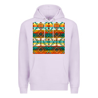 Lilac native american aztec seamless pattern 1 Premium Hoodie - BundleAndBundleShop
