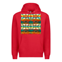 Red native american aztec seamless pattern 1 Premium Hoodie - BundleAndBundleShop