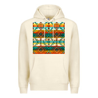 Sandshell native american aztec seamless pattern 1 Premium Hoodie - BundleAndBundleShop