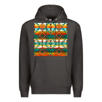 Smoke native american aztec seamless pattern 1 Premium Hoodie - BundleAndBundleShop