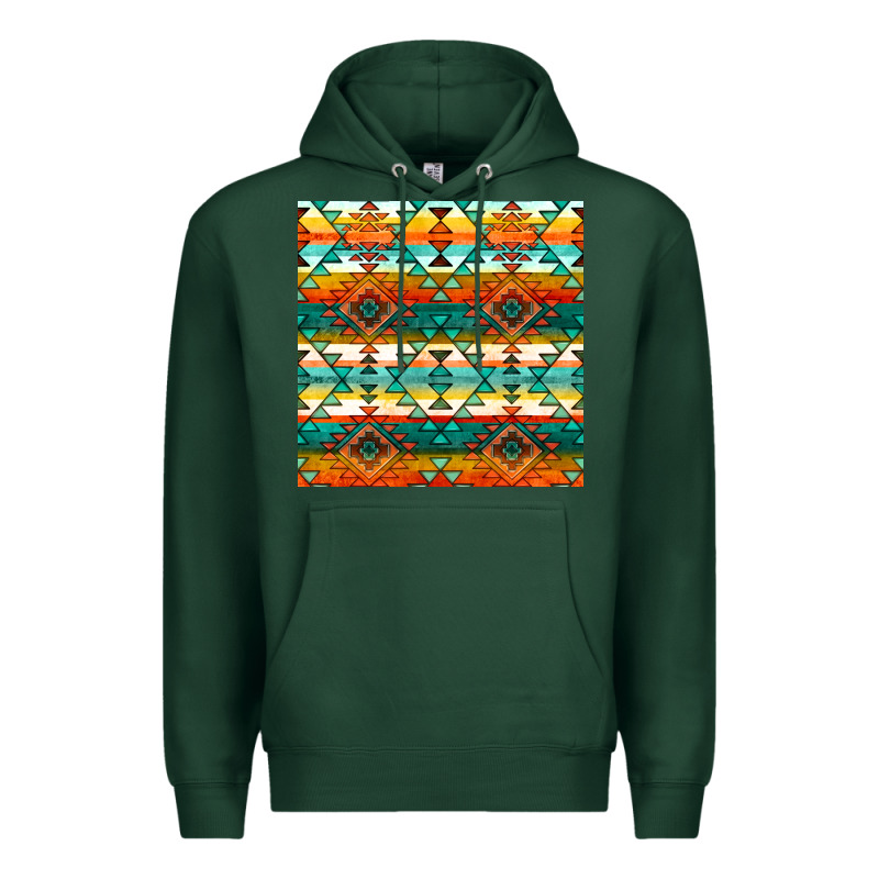 Native American Aztec Seamless Pattern 1 Premium Hoodie by BundleAndBundleShop | Teevron