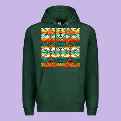 Native American Aztec Seamless Pattern 1 Premium Hoodie Designed By Bundleandbundleshop