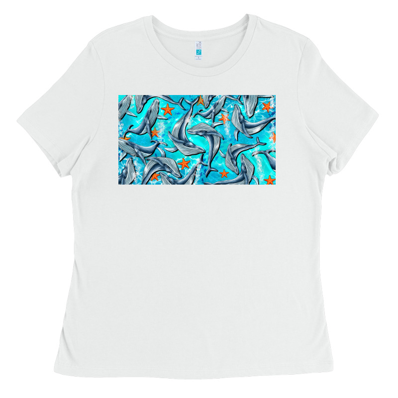 Humpback Whale  Cup Ladies Tee by BarkalooDesign | Teevron