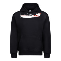 Black Beechcraft Bonanza  Perfect Gift Urban Hoodie - minhPixels