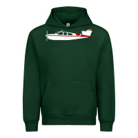 Forest Green Beechcraft Bonanza  Perfect Gift Urban Hoodie - minhPixels