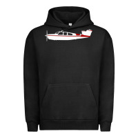 Pigment Black Beechcraft Bonanza  Perfect Gift Urban Hoodie - minhPixels