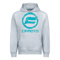 Heather Grey CF Moto Vintage UTV ATV SXS original off road Gift Urban Hoodie - minhPixels
