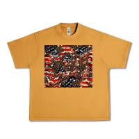 Peanut Butter American flag leopard tumbler Urban Heavy Tee - HowdyJamesFarm