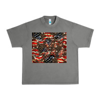 Tornado American flag leopard tumbler Urban Heavy Tee - HowdyJamesFarm