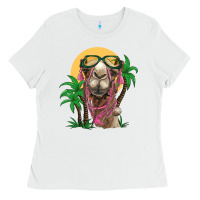 White camel with oasis Ladies Tee - BarkalooDesign