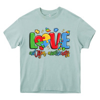 Arona love autism awareness Heavy Core Tee - LillyAllenDesigns