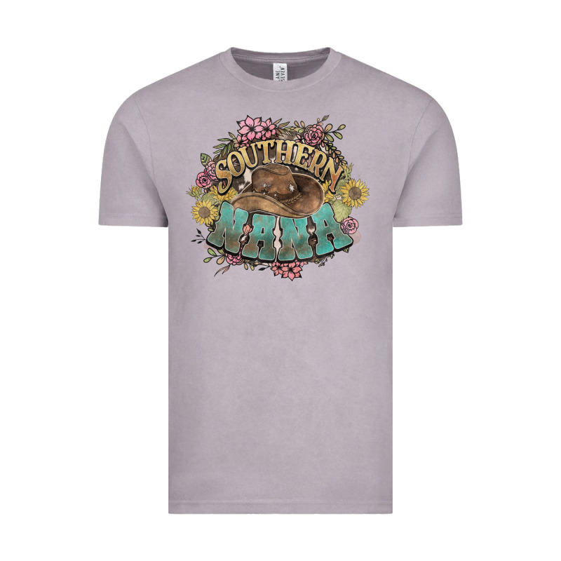 Southern Nana Western Flowers Vintage Tee by HowdyJamesFarm | Teevron