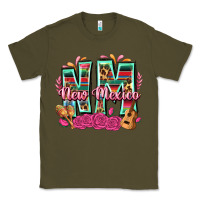 Army Green New Mexico Classic Tee - texasbilliewilder