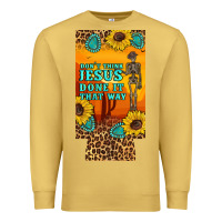 Antique Gold don't jesus done it that way western skeleton  12 oz can cooler  (slim Premium Sweatshirt - Artiststas