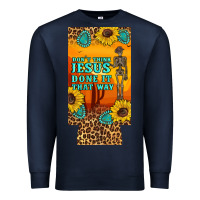 Navy don't jesus done it that way western skeleton  12 oz can cooler  (slim Premium Sweatshirt - Artiststas