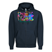 Navy easter pharmacy Zipper Hoodie - CowhideDigitalArt