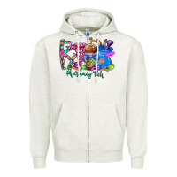 Oatmeal Heather easter pharmacy Zipper Hoodie - CowhideDigitalArt