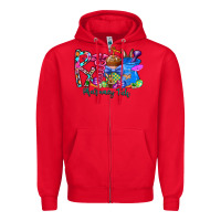 Red easter pharmacy Zipper Hoodie - CowhideDigitalArt