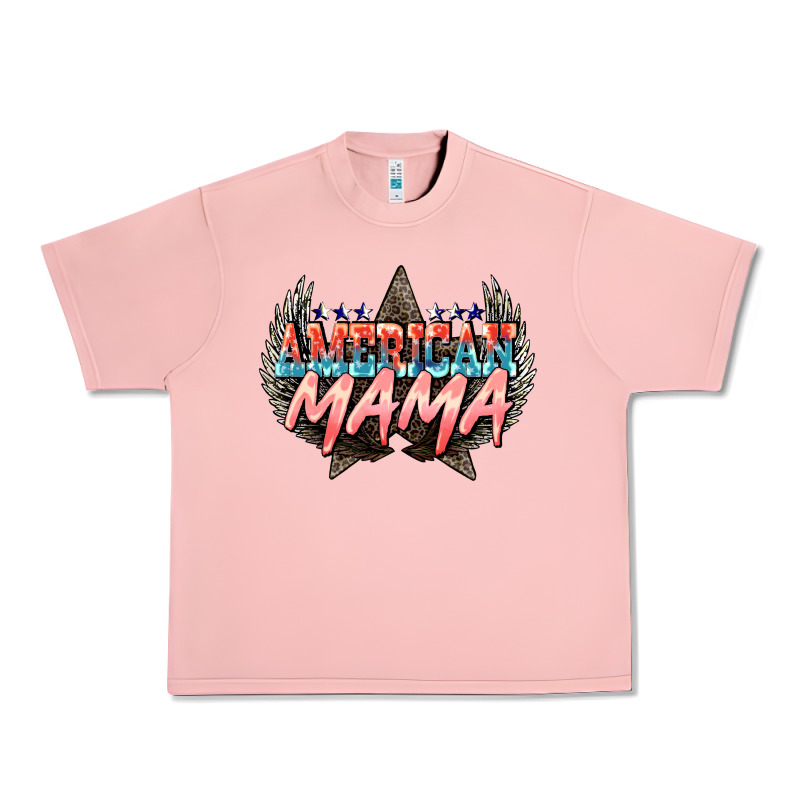 American Mama 4th Of July Urban Heavy Tee by HowdyJamesFarm | Teevron