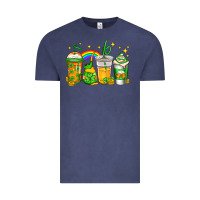 Vintage Denim st patricks day coffee Vintage Tee - Jasminsmagicworld