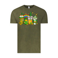 Vintage Olive st patricks day coffee Vintage Tee - Jasminsmagicworld