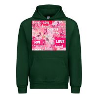 Forest Green breast cancer awareness pink Urban Hoodie - AdoDesignShop