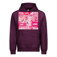 Mauve Wine breast cancer awareness pink Urban Hoodie - AdoDesignShop