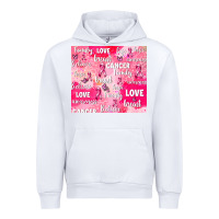 White breast cancer awareness pink Urban Hoodie - AdoDesignShop