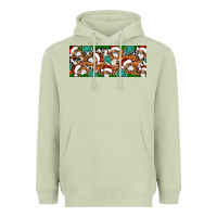Matcha Santa skeleton christmas Heavyweight Hoodie - Artiststas