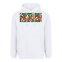 White Santa skeleton christmas Heavyweight Hoodie - Artiststas