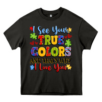 Asphalt colorful love message Heavy Core Tee - LillyAllenDesigns